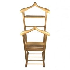 Melada Mobilya Gürgen Çift Tepeli Dilsiz Uşak Ham Cilalı Sehpalı