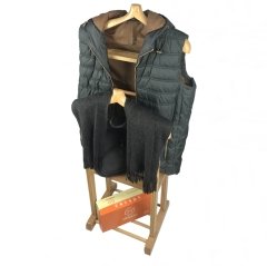 Melada Mobilya Gürgen Çift Tepeli Dilsiz Uşak Ham Cilalı Sehpalı