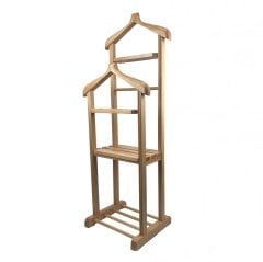 Melada Mobilya Gürgen Çift Tepeli Dilsiz Uşak Ham Cilalı Double Sehpalı