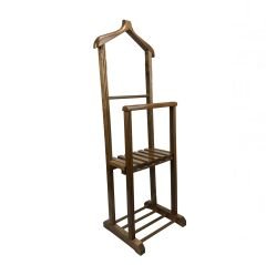 Melada Mobilya Gürgen İkili Dilsiz Uşak Ceviz Cilalı Basic Sehpalı