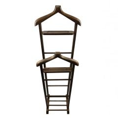 Melada Mobilya Gürgen 155 cm Çift Tepeli Dilsiz Uşak Ceviz Cilalı Double