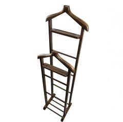 Melada Mobilya Gürgen 155 cm Çift Tepeli Dilsiz Uşak Ceviz Cilalı Double