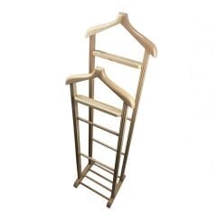 Melada Mobilya Gürgen 145 cm Çift Tepeli Dilsiz Uşak Ham Cilalı