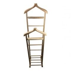 Melada Mobilya Gürgen 155 cm Çift Tepeli Dilsiz Uşak Ham Cilalı