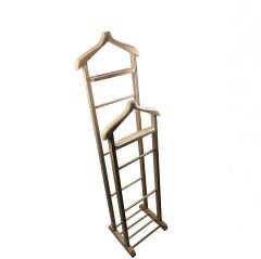 Melada Mobilya Gürgen 155 cm Çift Tepeli Dilsiz Uşak Ham Cilalı