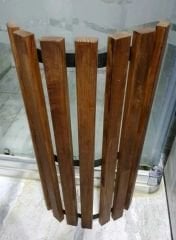 Kadima Ahşap Banyo Paspası 40x40 cm