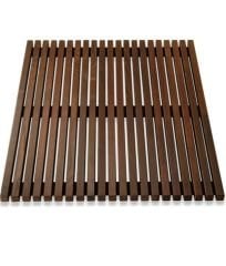 Doğal Ahşap Kaydırmaz Yer Paspası 60x90 cm
