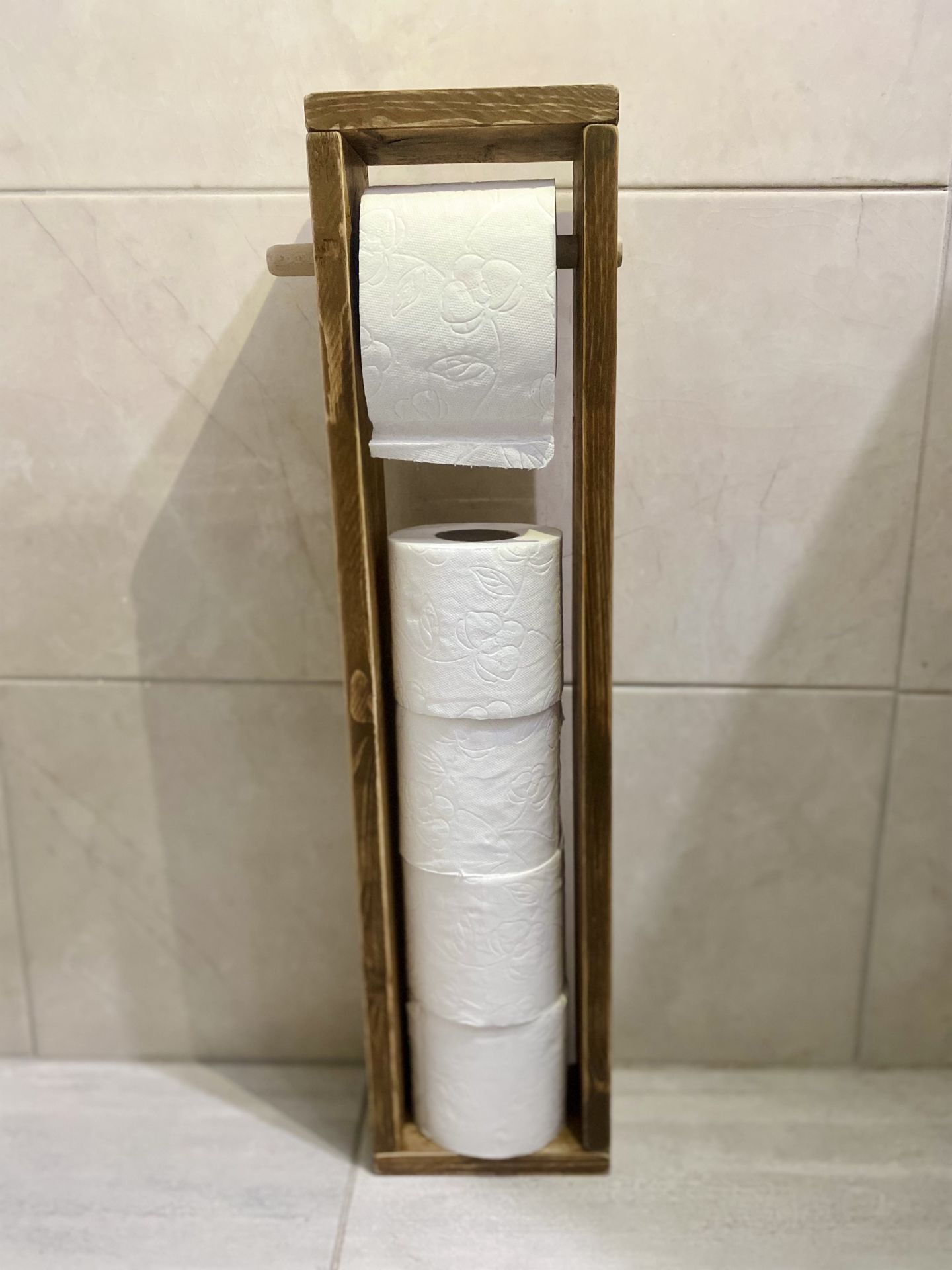 Ahşap Tuvalet Kağıtlığı