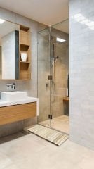 Ahşap Banyo Paspası İpli Ceviz 30X70 cm