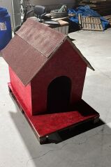 Patiliev09 Köpek Evi Kulübesi Büyük Boy Ahşap 100x100x78 cm